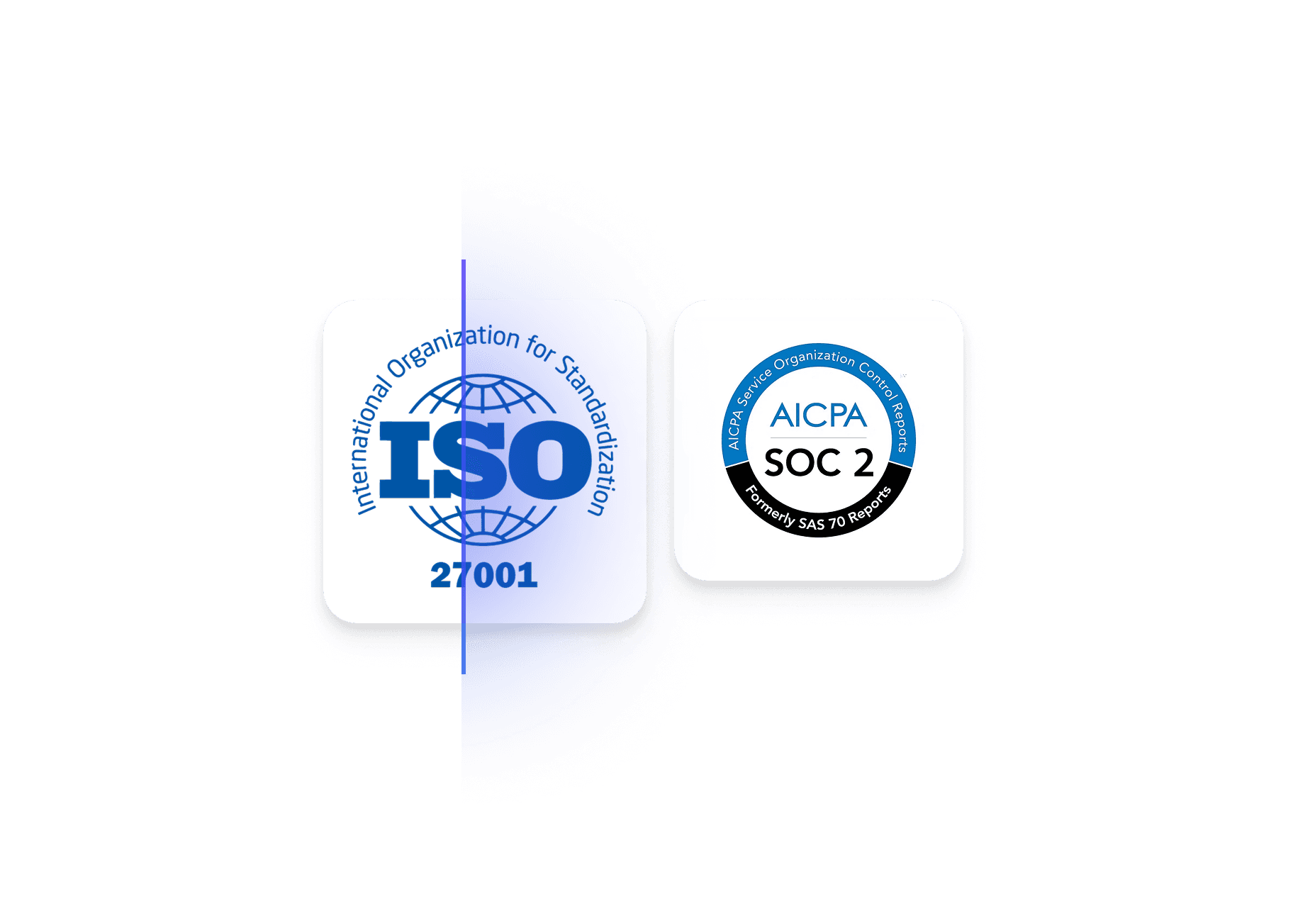 Enterprise security with SOC2 Type 2 and ISO 27001 certification
