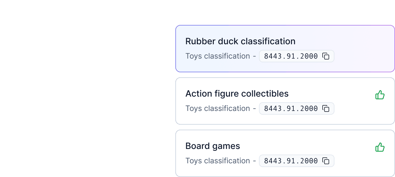 Automate Data Entry & HTS Classification